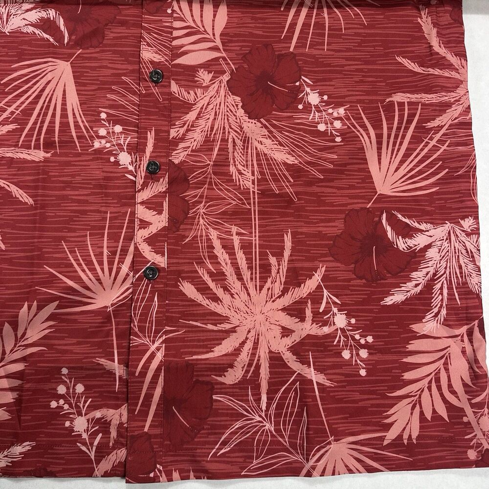 NWT USC Trojans Colosseum Shirt Men Red Floral Hawaiian Aloha Collar Size Large - Picture 4 of 11